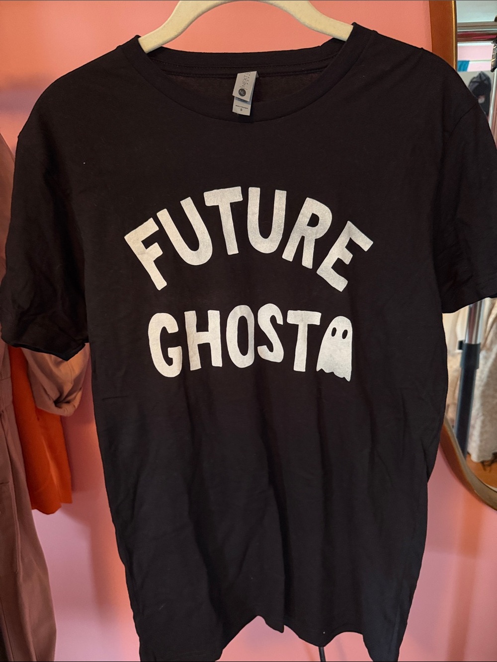Future Ghost Graphic Tee - Black